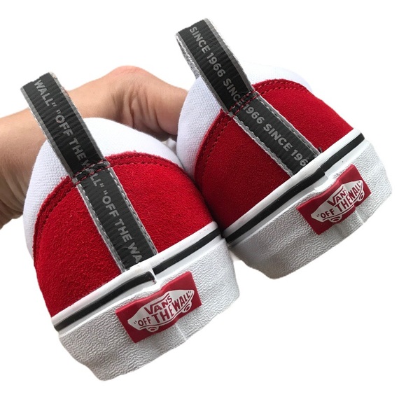 ***SOLD!***NWT Vans OTW webbing red sneakers 10.5 - Picture 7 of 9